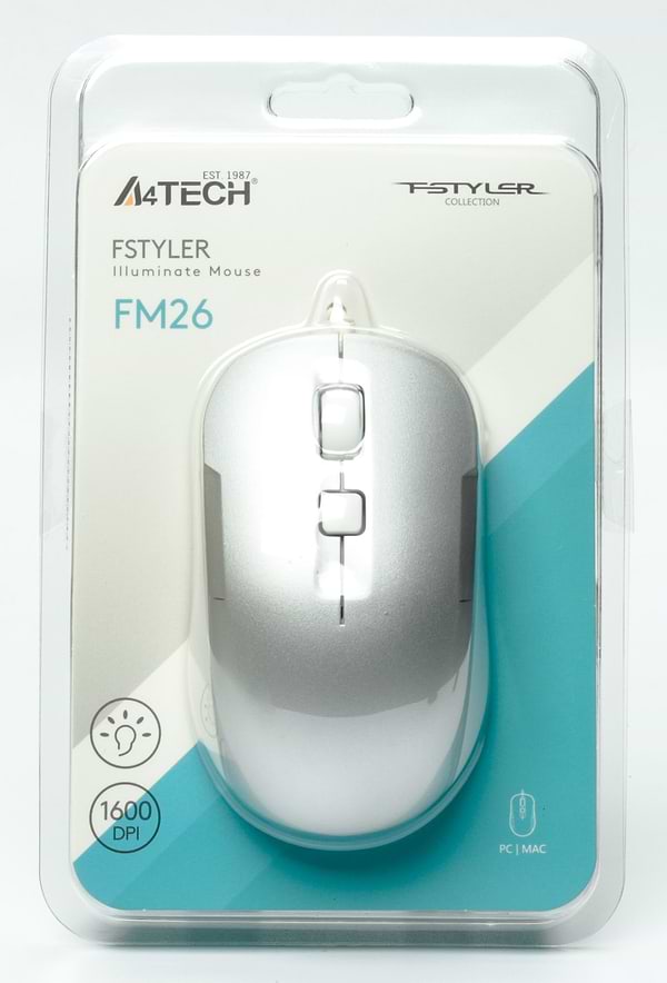 Фото - Миша дротова A4tech Fstyler FM26 Icy White