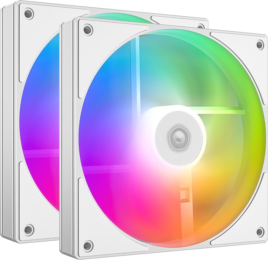 Корпусный вентилятор ID-Cooling AS-140-ARGB-W Duet