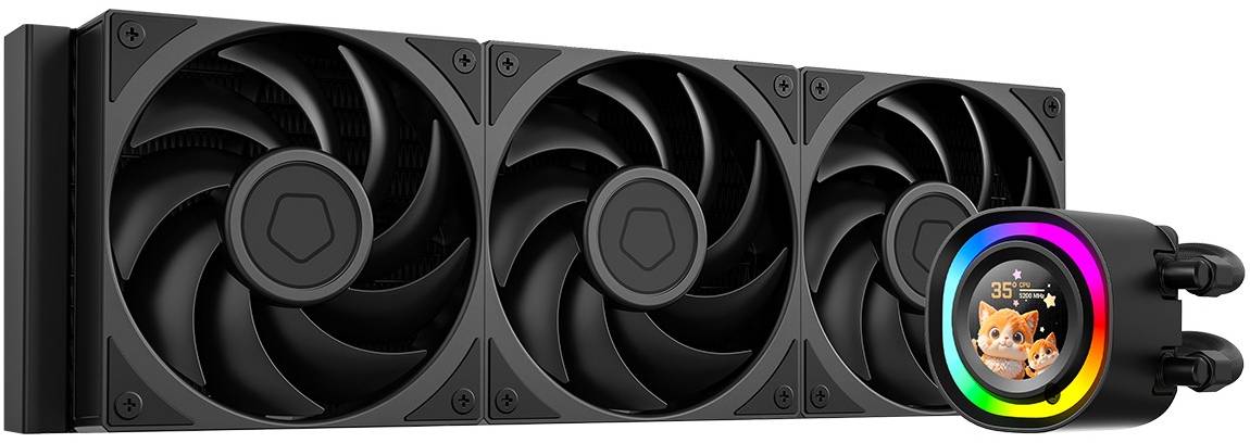 Водяная система охлаждения ID-Cooling FX360 LCD PE