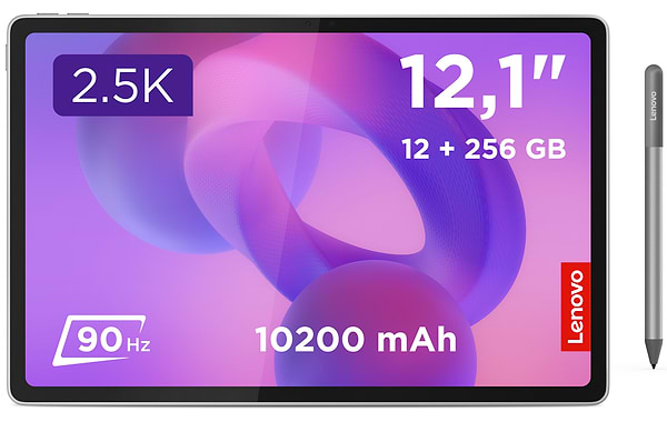 Фото - Планшет Lenovo Idea Tab Plus 8/256 WiFi Cloud Grey + Pen (ZAG70268UA)