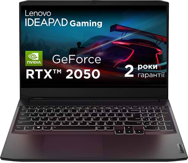 Фото - Ноутбук ігровий Lenovo IdeaPad Gaming 3 15ACH6 (82K20272RA) Shadow Black