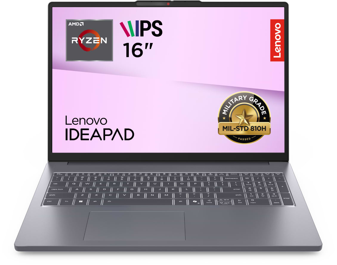 Ноутбук Lenovo IdeaPad Slim 3 16ARP10 (83K8006KRA) Luna Grey