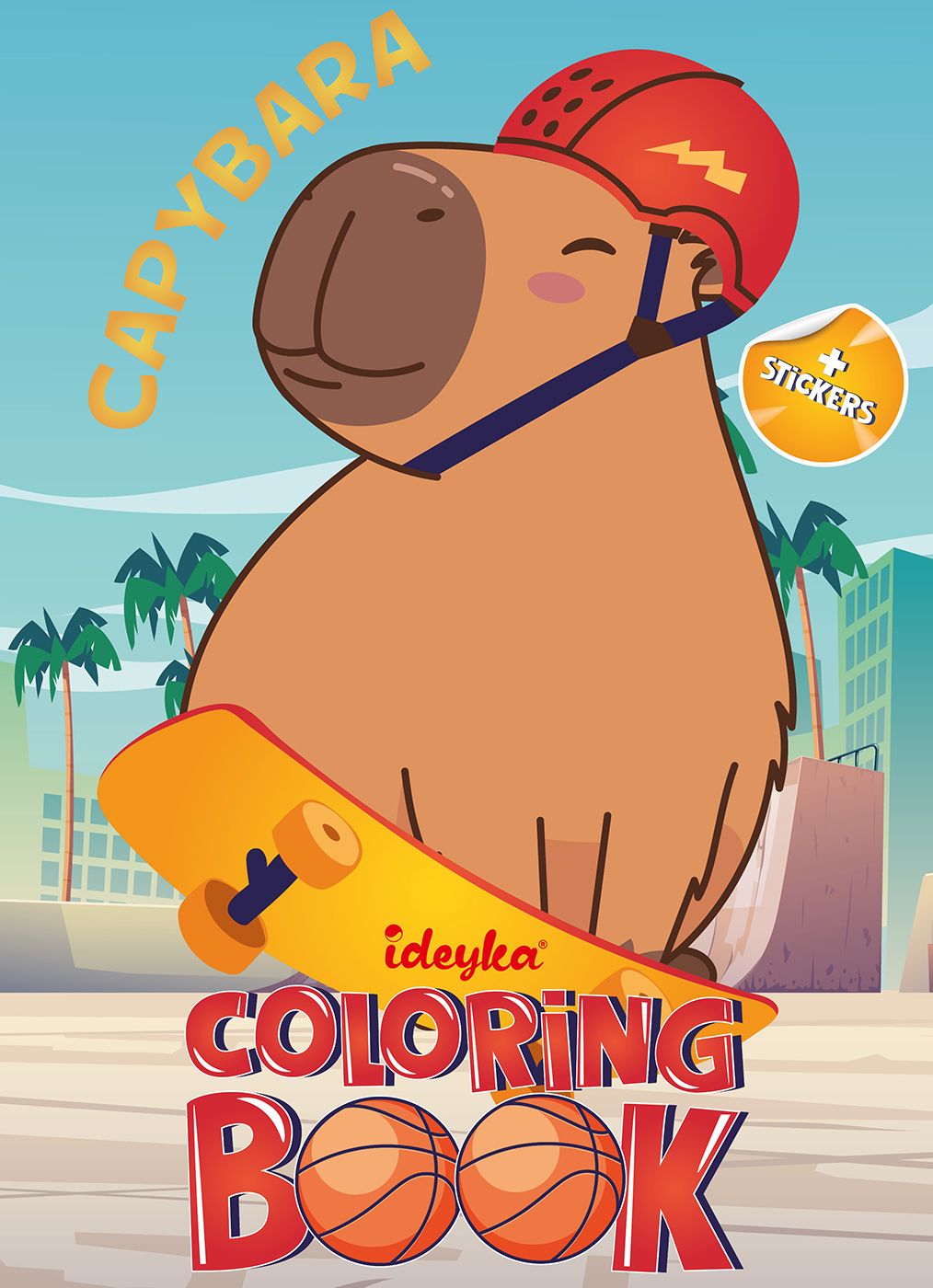 Розмальовки Ideyka Капібара і спорт (CB23)
