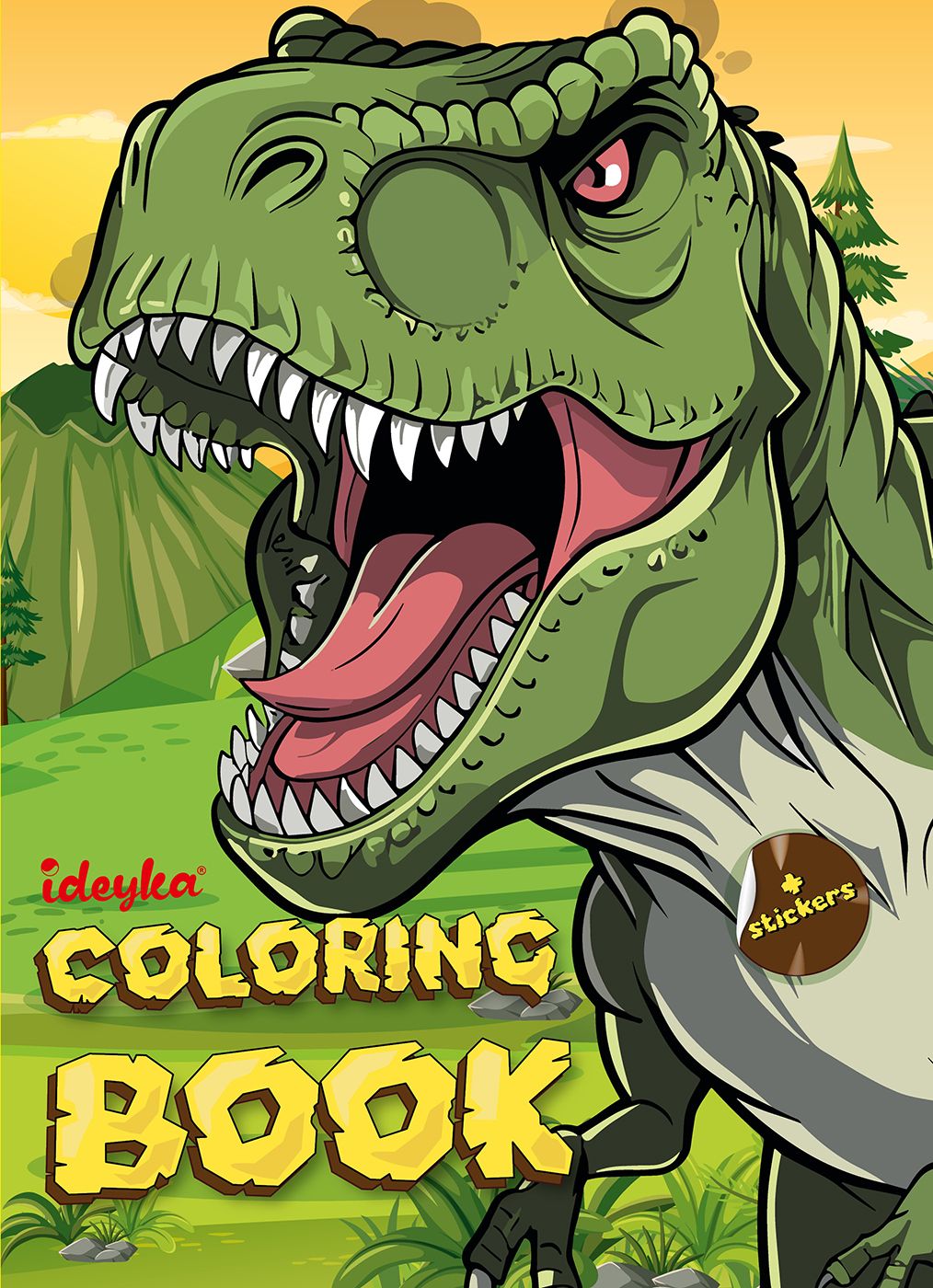 Розмальовки Ideyka Світ хижих динозаврів (CB25)