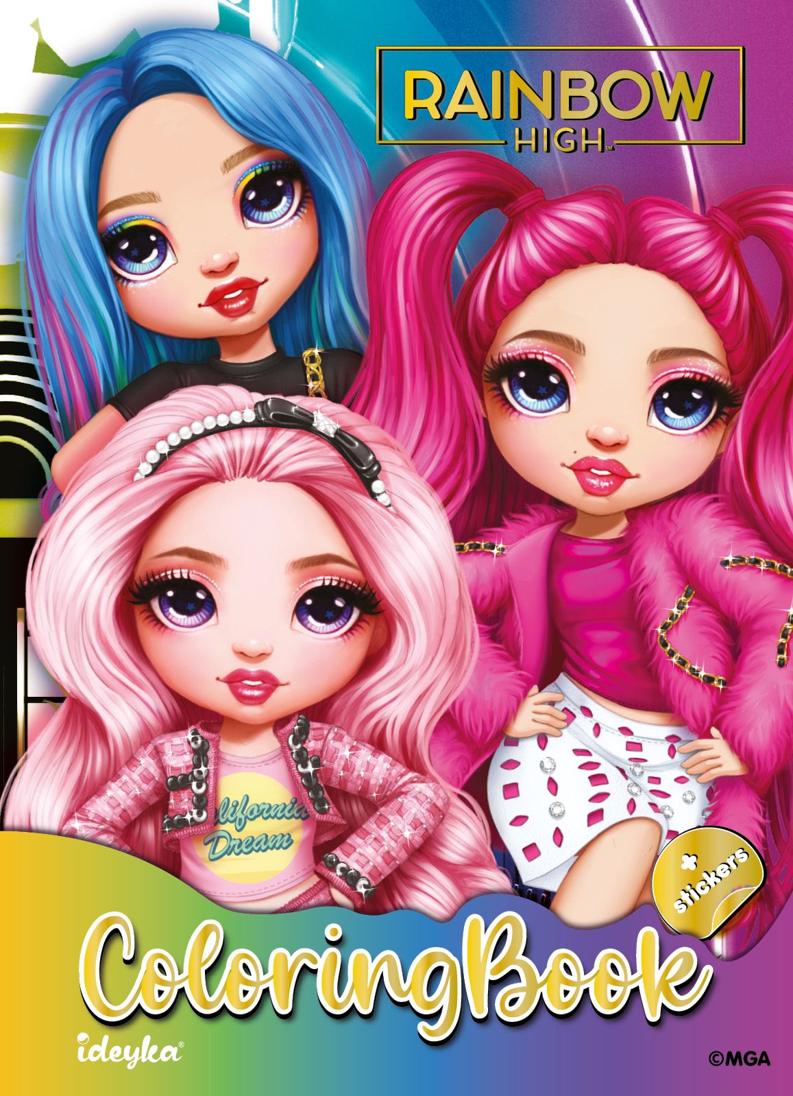 Розмальовки Ideyka The creative Rainbow (LCB12)