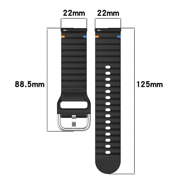 Фото - Ремінець для смарт-годинника BeCover Ribbed Tape (22mm) for Samsung Galaxy Watch (46mm) / Watch 3 (45mm) / Gear S3 Classic / Gear S3 Frontier White (714280)