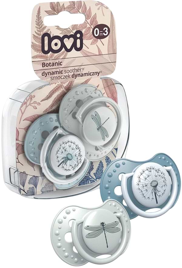 Фото - Динамическая пустышка Lovi 0-3 м-цев 2 шт. Botanic Boy (22/869boy)