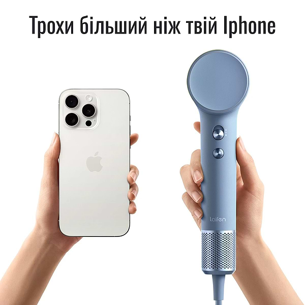 Фото - Фен Laifen MINI блакитний льодовиковий (1HD31-S-EU-BE-001)