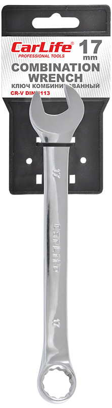 Ключ комбинированный CarLife CR-V 17 мм (WR4017)