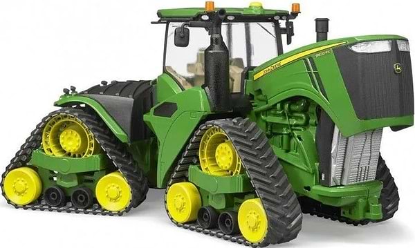 Фото - Наземна будівельна техніка BRUDER Трактор John Deere 9620RX на гусеницях 1:16 (04055)