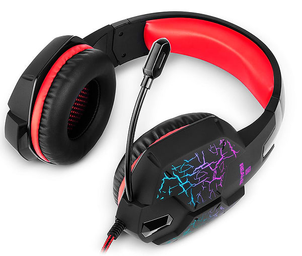 Фото - Гарнітура дротова ігрова REAL-EL GDX-7750 Black/Red