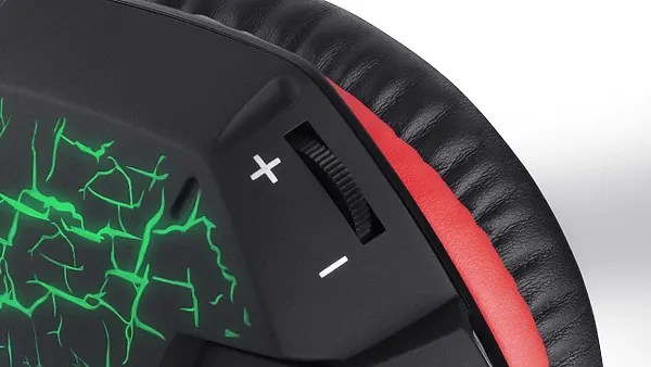 Фото - Гарнітура дротова ігрова REAL-EL GDX-7750 Black/Red