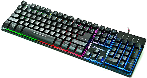 Фото - Клавиатура проводная игровая REAL-EL 8700 Gaming Backlit Black