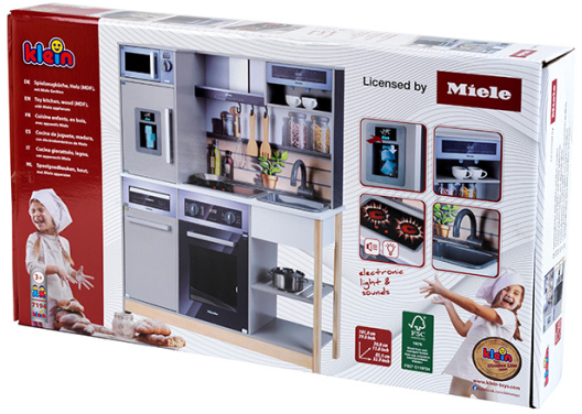 Фото - Сюжетно-рольова гра. Кухня Klein Miele - Іграшкова кухня Сімейна, дерево (МДФ), велика (7194)