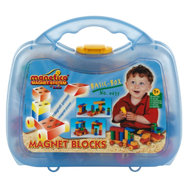 Магнітний конструктор для малюків Klein EST - базовий, 1+, середній, 25 шт. (0635)