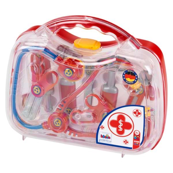 Сюжетно-ролевая игра. Набор-профессий Klein PRO - Игрушечный набор врача, средний, прозрачный (4395)