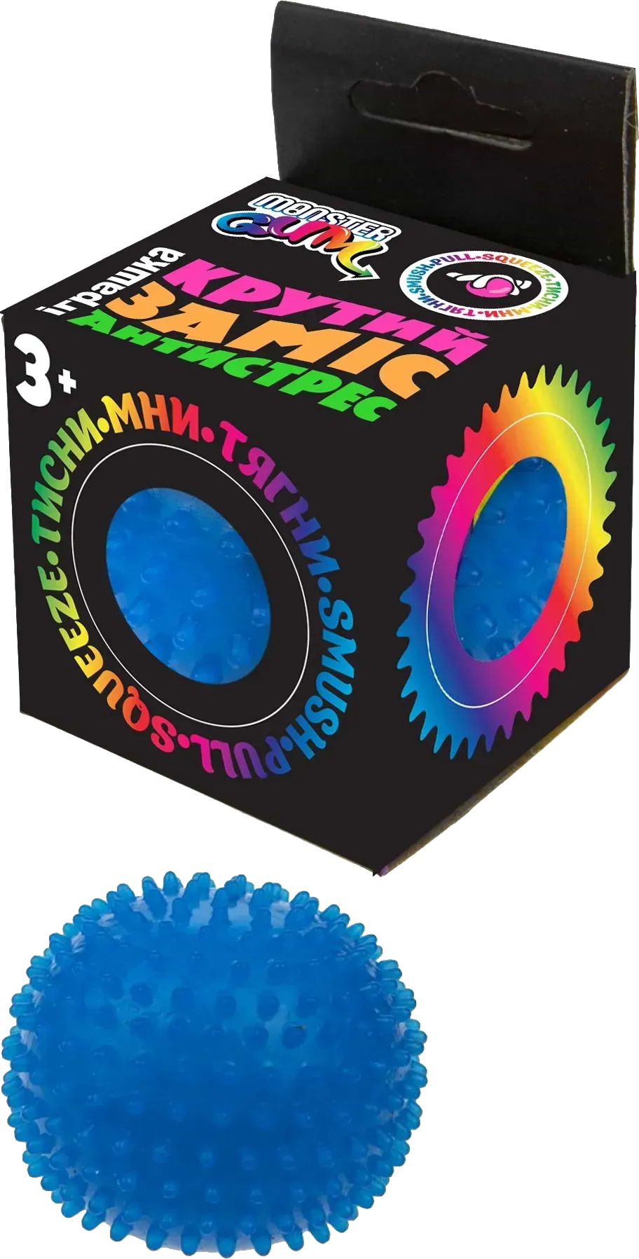Стретч-антистресс Monster Gum Крутый замес - колючка 5 см (Т22445)