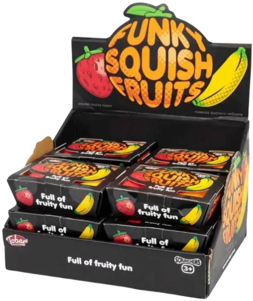 Фото - Сквиш Tobar Фрукты 3 в наборе (38517)