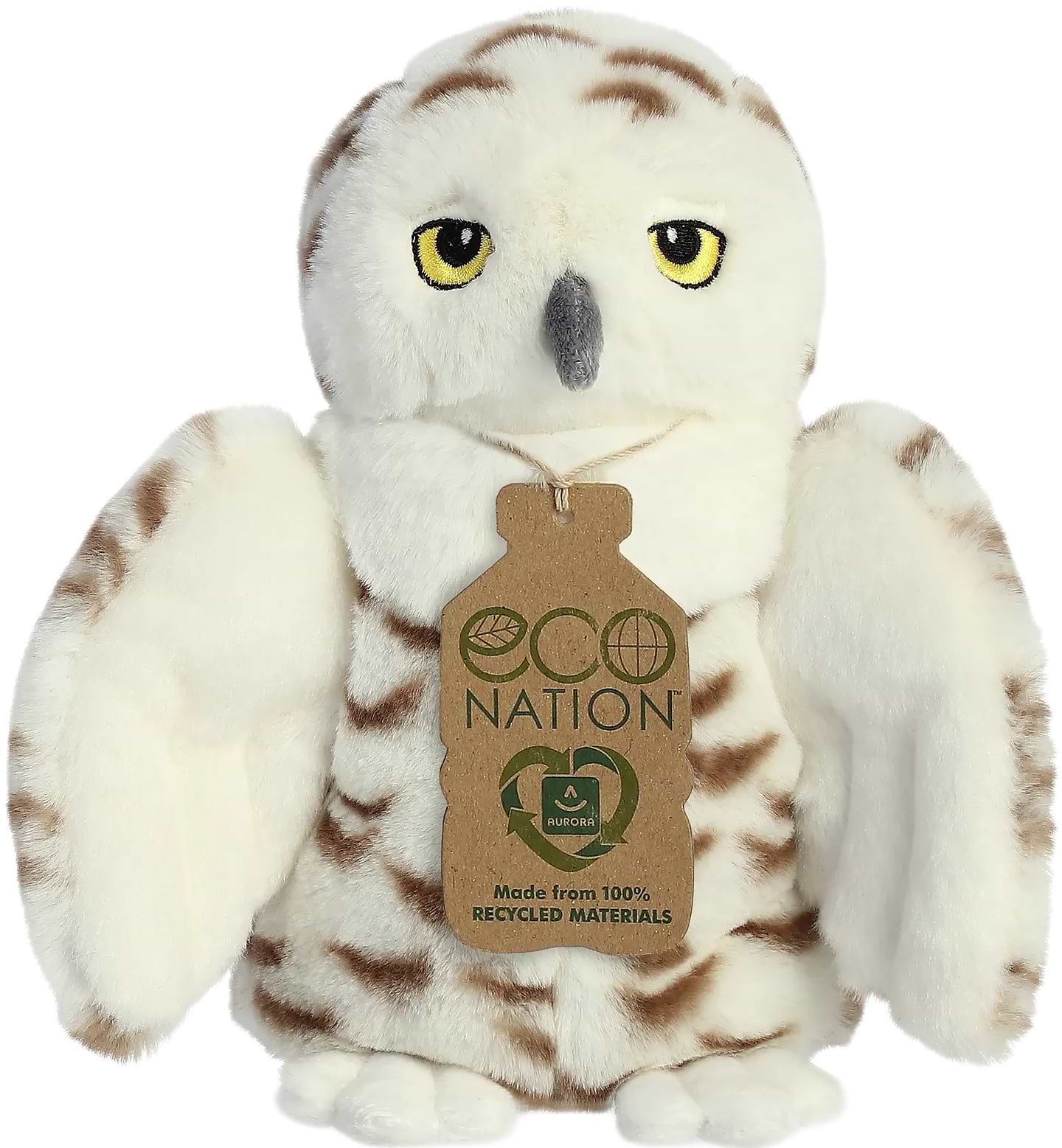 Купити М'яка іграшка глазастик Aurora Снігова сова 20 см (200116A) - Фото 1 М'яка іграшка глазастик Aurora Снігова сова 20 см (200116A) - Фото 1