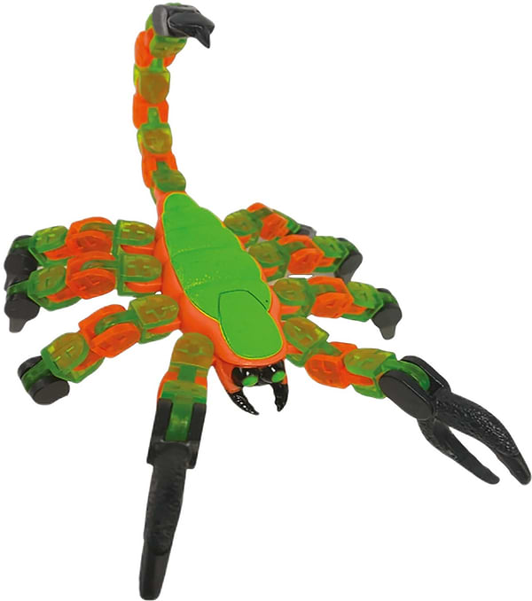 Фото - Интерактивная игрушка Zing Klixx Creaturez - Fidget Скорпион зелено-красный (KX110_A)