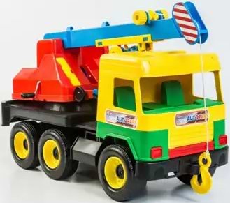 Фото - Базовий ігровий транспорт для малюка Tigres "Middle truck" кран (39226)