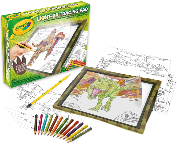 Набор для рисования Crayola с подсветкой "Динозавры" (74-7497)