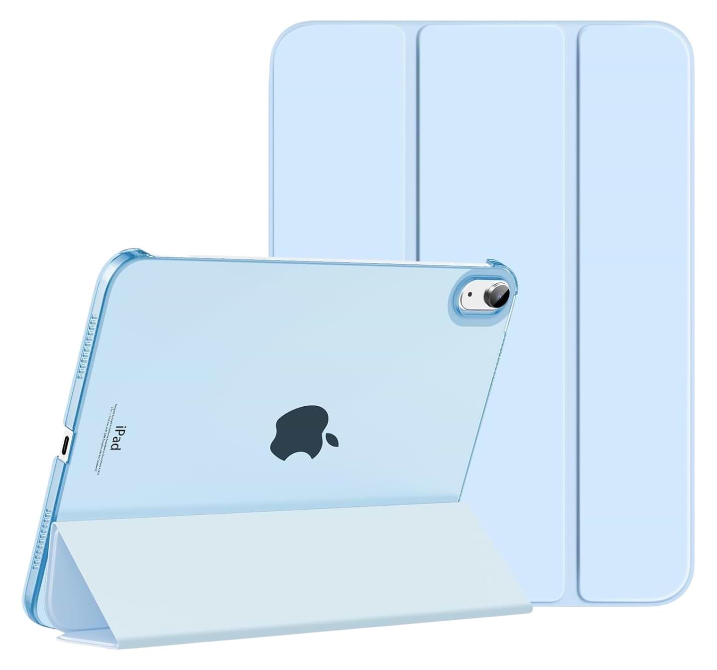 Чехол для планшета Becover Tri Fold Hard for Apple iPad 10.9" (2022/2024)/iPad (А16) 2025 11" Light Blue (712984)
