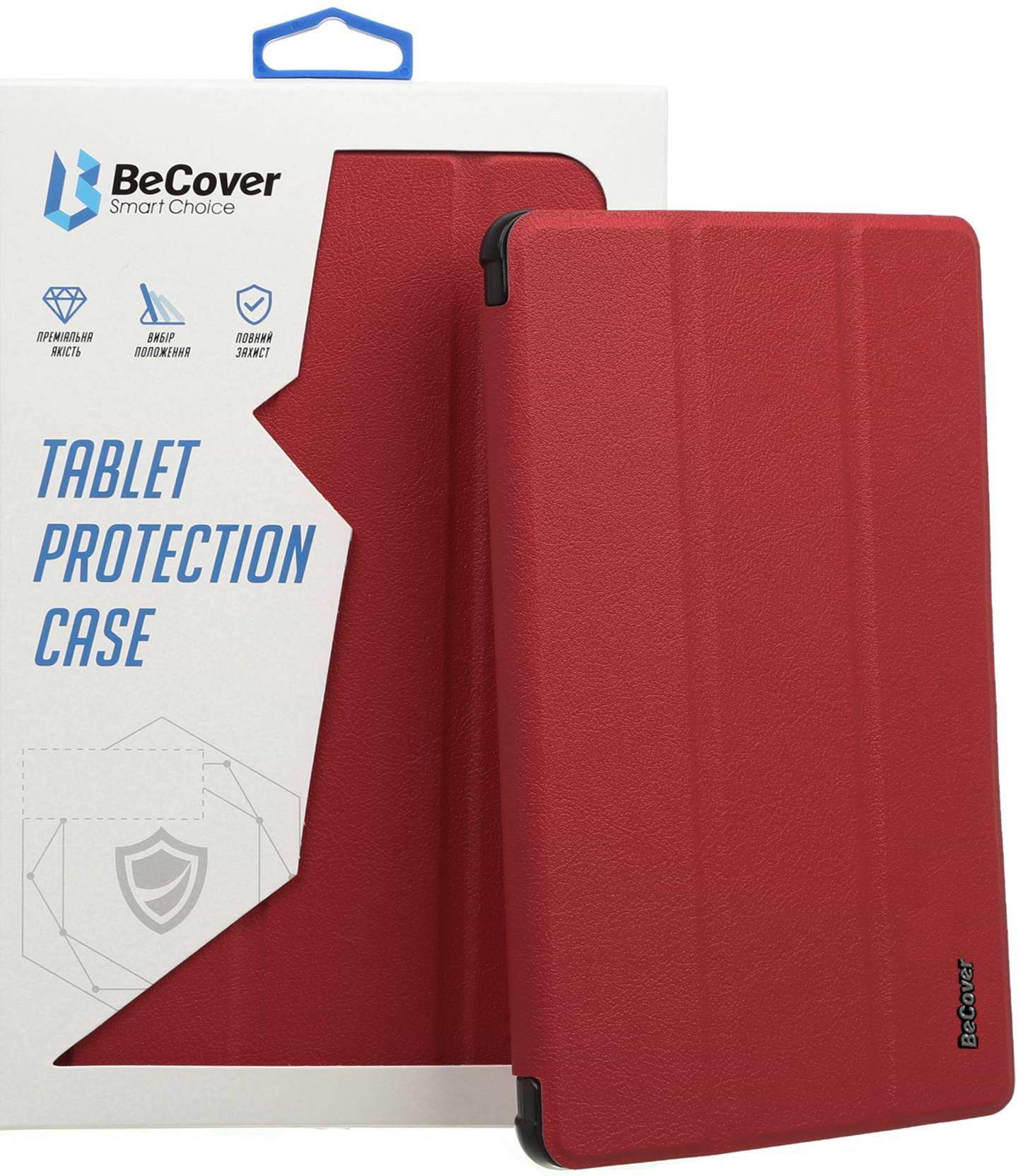 Чохол для планшету BeCover Smart Case for Lenovo Tab M11 (2024) TB-TB330FU/Xiaoxin Pad 11 (2024) 11"" Red Wine (710458) - Фото 1