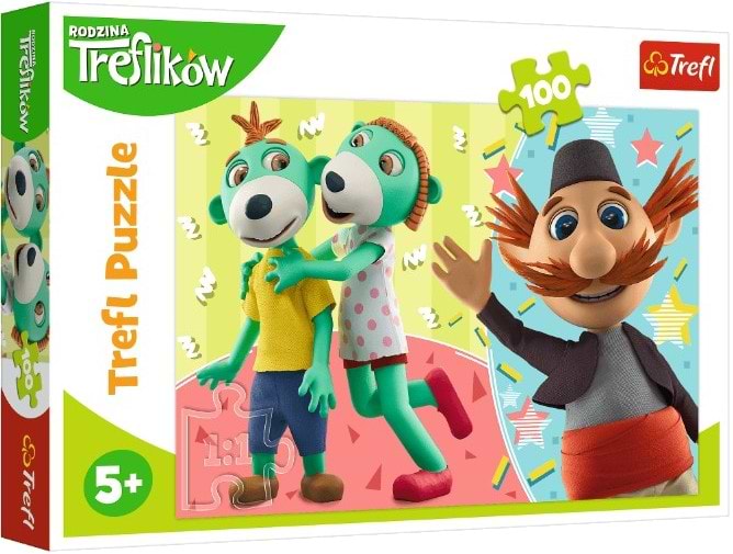Пазли (5-7 років) Trefl "Трефлики і Дядя"  - (100 елм.)(16388)