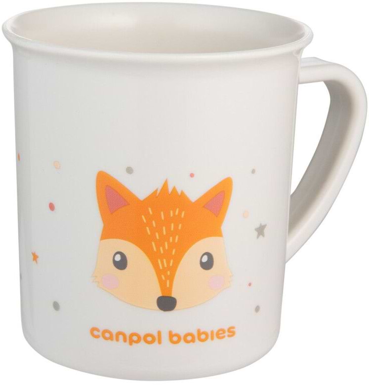 Чашка Canpol babies CUTE ANIMALS - оранжевая (4/413_ora)