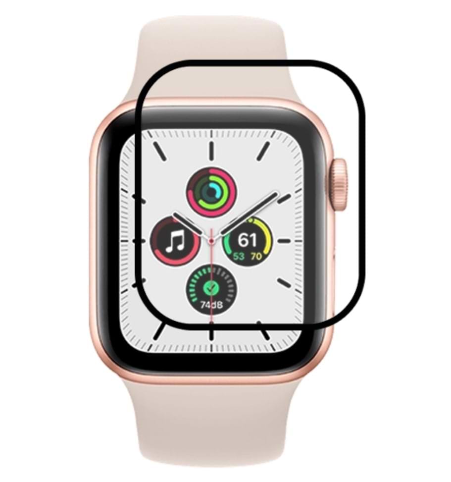 Защитное стекло для смарт-часов ILera Apple Watch PolyGlass 40 мм Black (iLAWPG01) - Фото 1