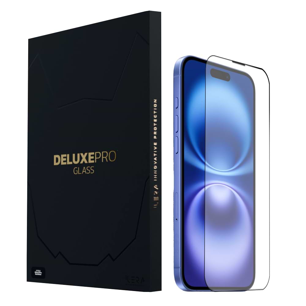 Захисне скло для смартфону ILera Deluxe Frosted Glass iPhone 16 (iLFrDL16) - Фото 1