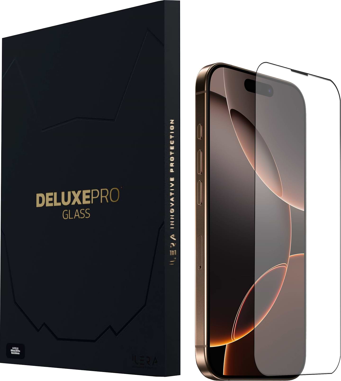 Захисне скло для смартфону ILera Deluxe Frosted Glass iPhone 16 Pro (iLFrDL16PR) - Фото 1