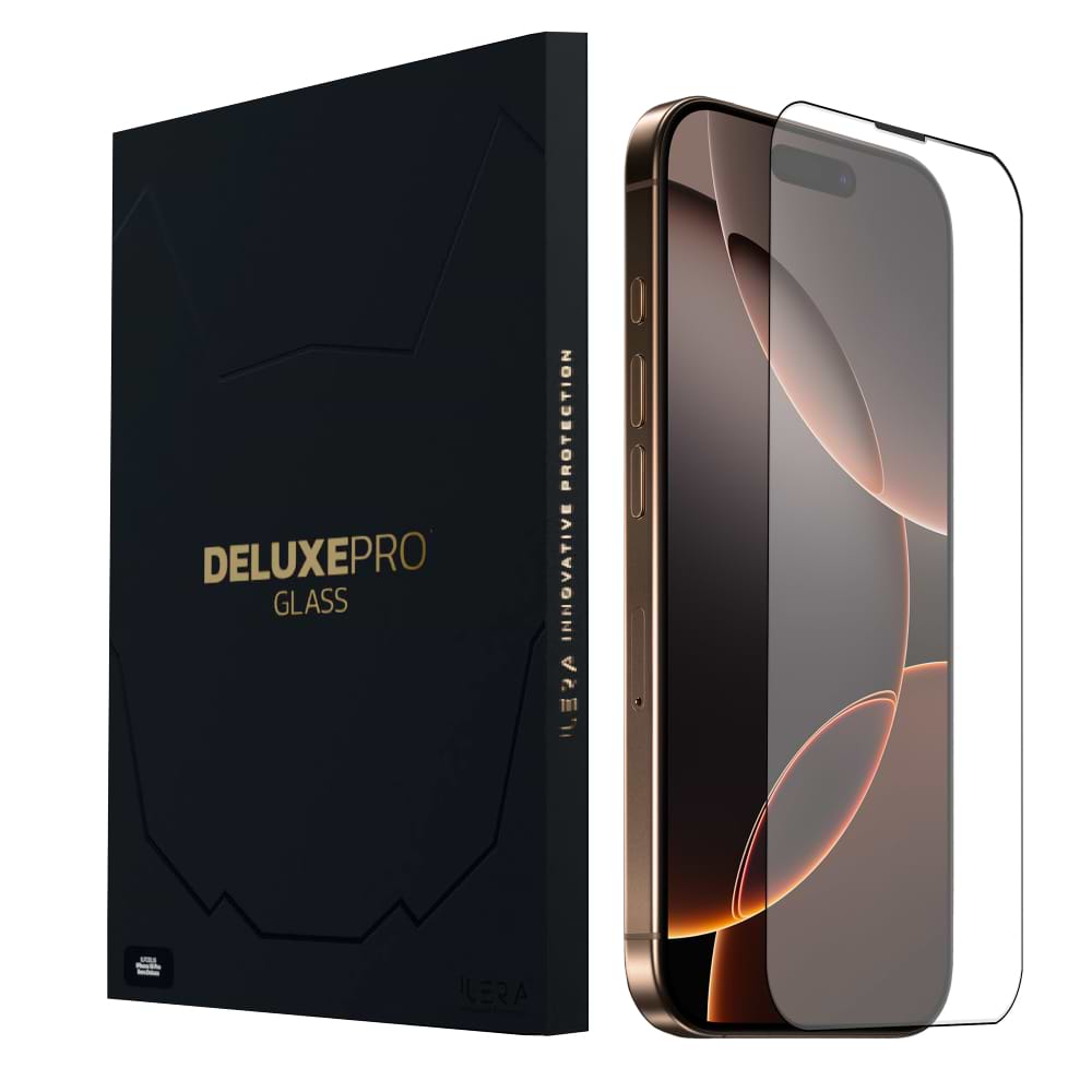 Захисне скло для смартфону ILera Deluxe Frosted Glass iPhone 16 Pro Max (iLFrDL16PRMAX) - Фото 1