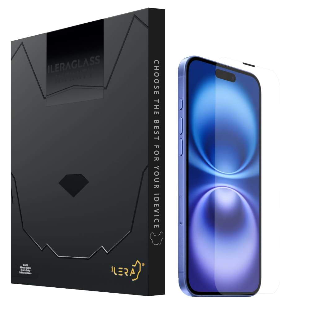 Захисне скло для смартфону ILera Full Cover Glass Infinity iPhone 16 Plus (iLin16Ps) - Фото 1