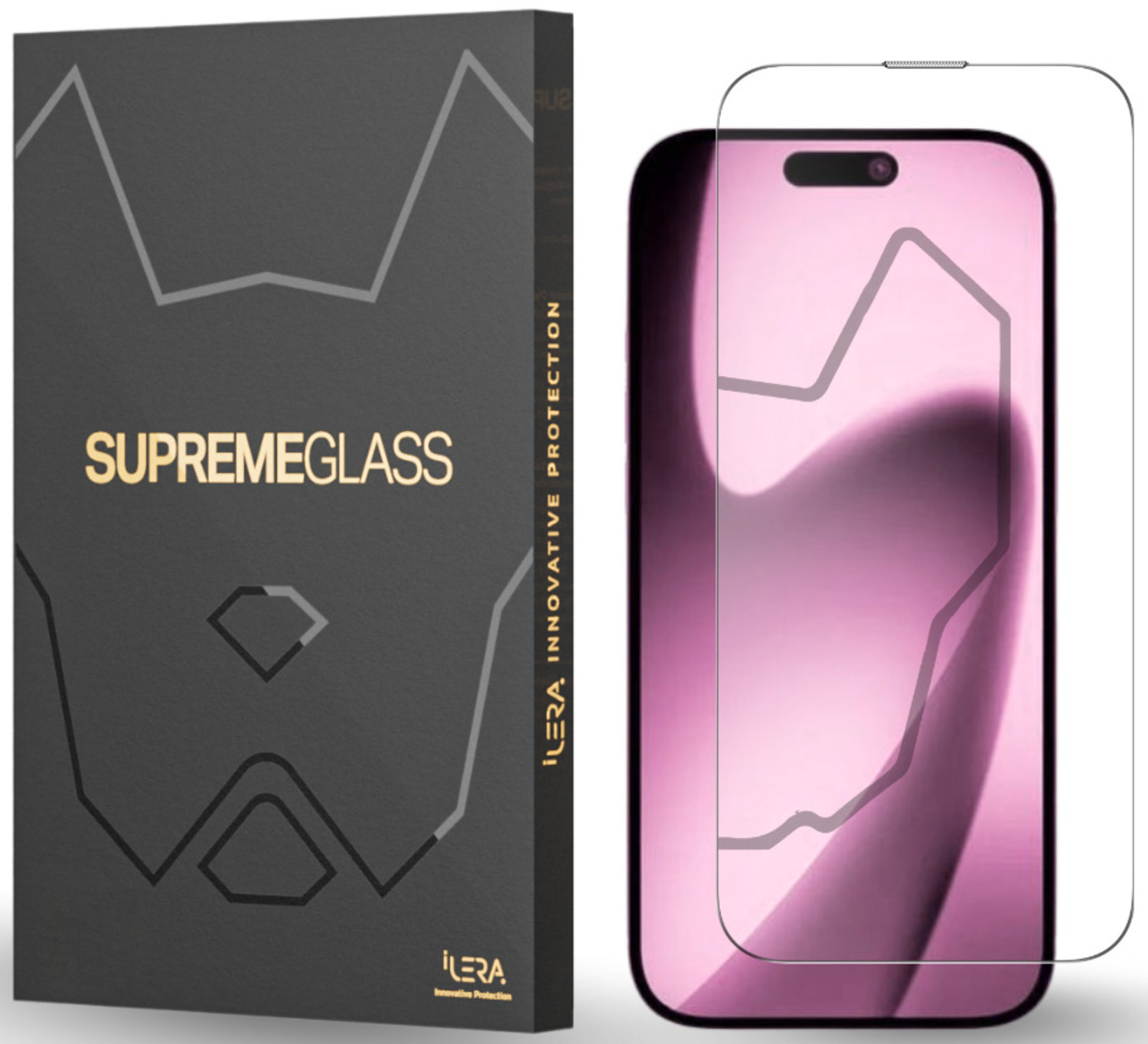 Захисне скло для смартфону ILera Infinity 2.0 Glass for iPhone 17 Air (iLin17Air) - Фото 1