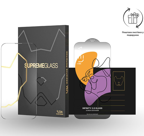 Фото - Захисне скло для смартфону ILera Infinity 2.0 Glass for iPhone 17 Pro Max (iLin17PrMx)