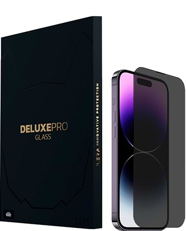 Захисне скло для смартфону ILera DeLuxe Incognito FullCover Glass for iPhone 14 Pro Max (iLInDL14PrMx) - Фото 1