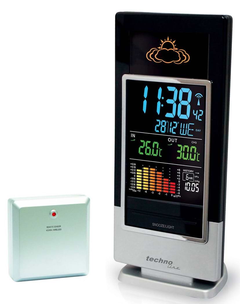 Метеостанция Technoline Black/Silver (WS6502)