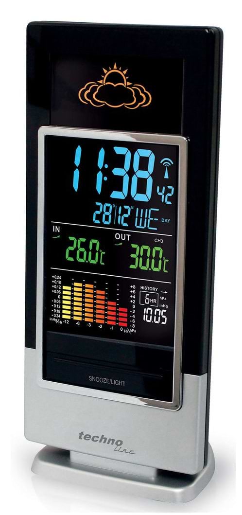 Фото - Метеостанція Technoline Black/Silver (WS6502)