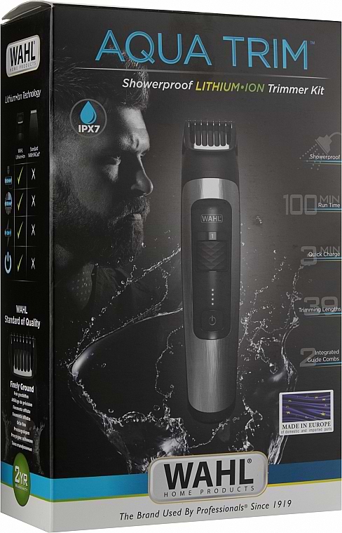 Фото - Триммер для усов и бороды Wahl Aqua Trim (1065.0460)
