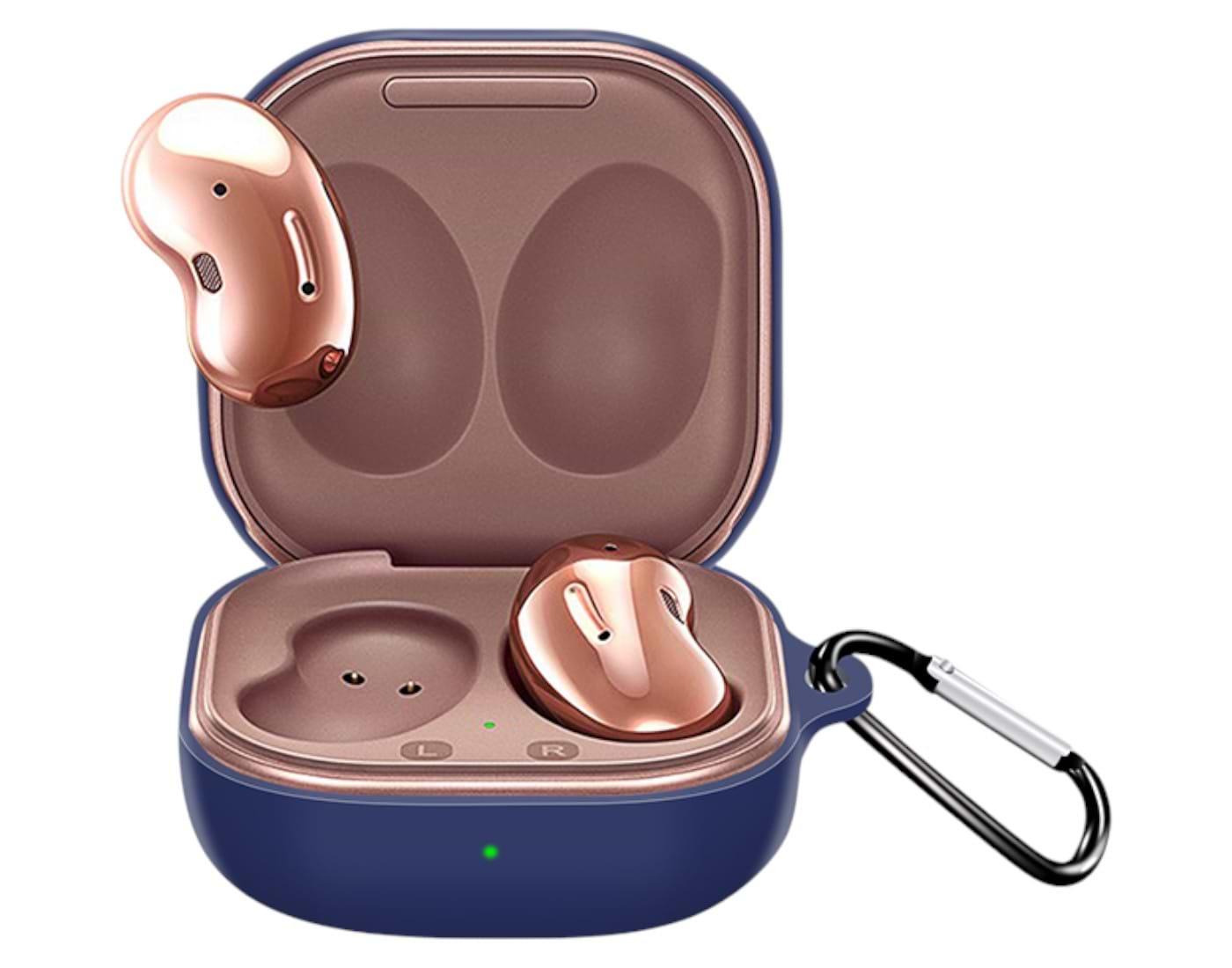 Чехол для наушников BeCover Silicon for Samsung Galaxy Buds FE SM-R400 Deep Blue (710091) - Фото 1