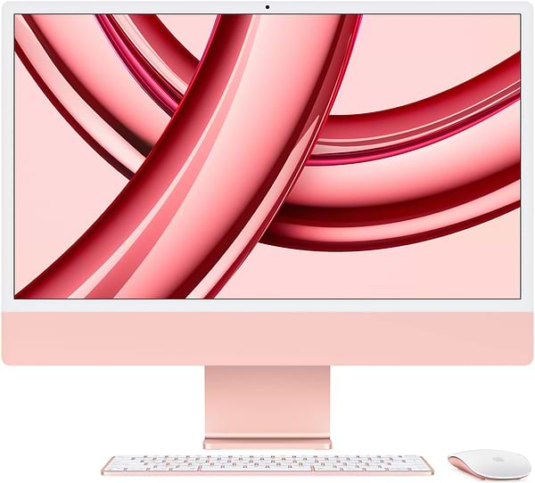 Фото - Комп'ютер-моноблок Apple iMac 24'' A2874 M3 Retina 4.5K 8-Core GPU 256GB Pink (MQRD3)