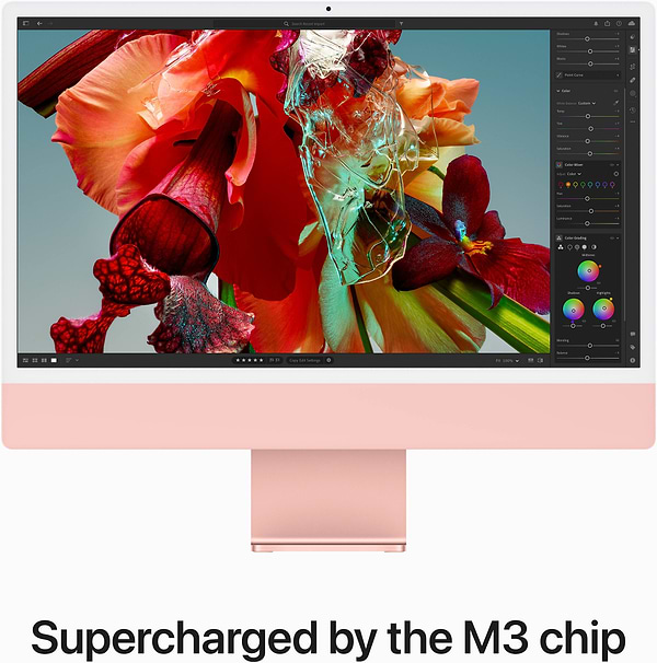 Фото - Комп'ютер-моноблок Apple iMac 24'' A2874 M3 Retina 4.5K 8-Core GPU 256GB Pink (MQRD3)