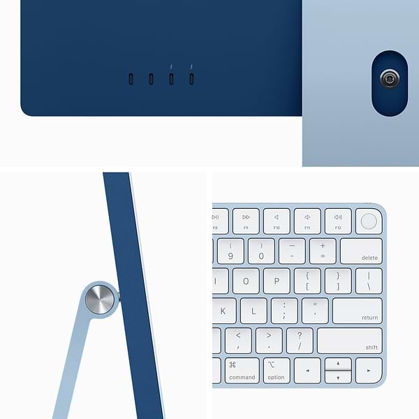 Фото - Компьютер-моноблок Apple iMac 24'' A2873 M3 Retina 4.5K 10-Core GPU 256GB Blue (MQRQ3)
