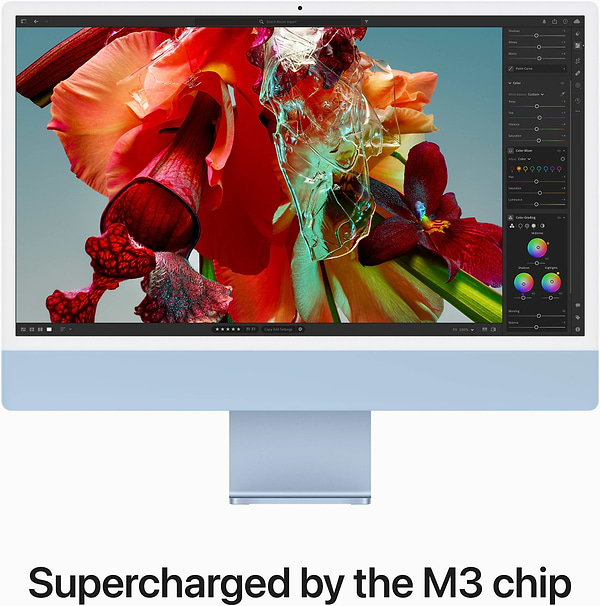 Фото - Компьютер-моноблок Apple iMac 24'' A2873 M3 Retina 4.5K 10-Core GPU 256GB Blue (MQRQ3)
