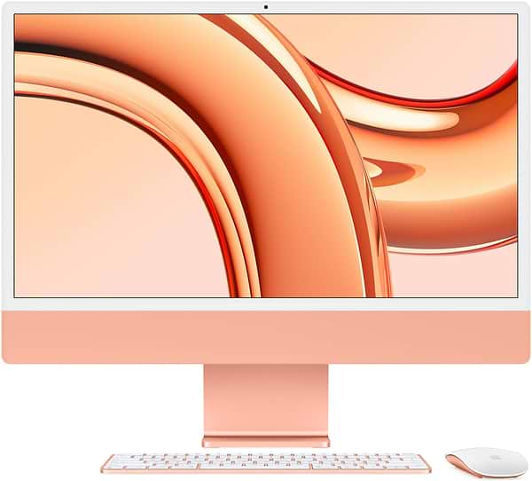 Фото - Комп'ютер-моноблок Apple iMac 24'' M3 Retina 4.5K 10-Core GPU 256GB Orange (2023)