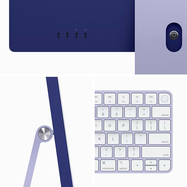 Фото - Комп'ютер-моноблок Apple iMac 24'' M3 Retina 4.5K 10-Core GPU 256GB Purple (2023)