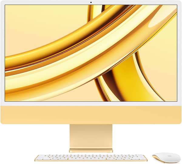 Фото - Комп'ютер-моноблок Apple iMac 24'' M3 Retina 4.5K 10-Core GPU 256GB Yellow (2023)
