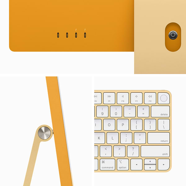 Фото - Комп'ютер-моноблок Apple iMac 24'' M3 Retina 4.5K 10-Core GPU 256GB Yellow (2023)